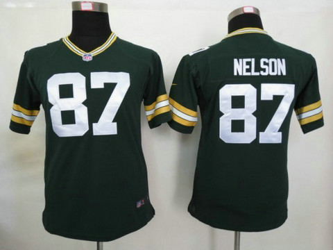 Youth jerseys Green Bay Packers 87 Nelson Green Nike Game